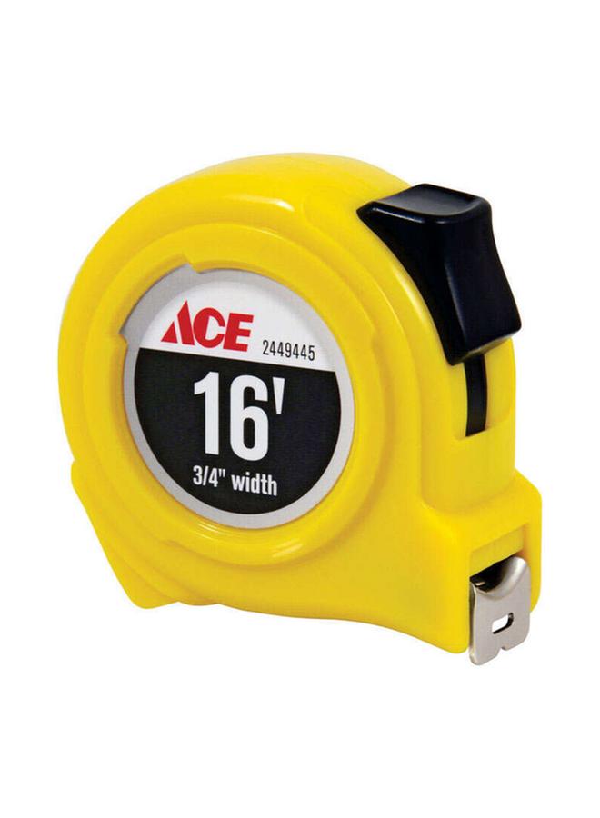ACE Nylon Coating High Visibility Impact Resistance Tape Measure Yellow 3/4inch x 16ft 2449445  - Image 2