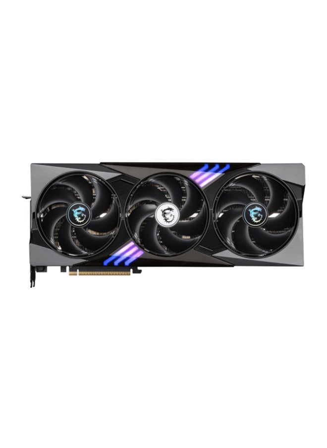إم اس أي GeForce RTX 5090 32GB GDDR7 GAMING TRIO OC Graphics Card, 2497 MHz Core Clock, 21760 CUDA Cores, PCIe Gen 5, 512-bit Memory Bus, 28 Gbps Memory Speed, 4K/8K HDMI 2.1b & DisplayPort 2.1b, 575W Power Consumption, 1000W PSU Recommended, DirectX 12 Ultimate, G-SYNC, 7680x4320 Maximum Resolution Black  - Image 2