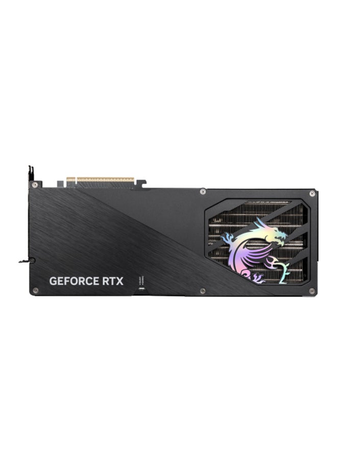 إم اس أي GeForce RTX 5090 32GB GDDR7 GAMING TRIO OC Graphics Card, 2497 MHz Core Clock, 21760 CUDA Cores, PCIe Gen 5, 512-bit Memory Bus, 28 Gbps Memory Speed, 4K/8K HDMI 2.1b & DisplayPort 2.1b, 575W Power Consumption, 1000W PSU Recommended, DirectX 12 Ultimate, G-SYNC, 7680x4320 Maximum Resolution Black  - Image 4
