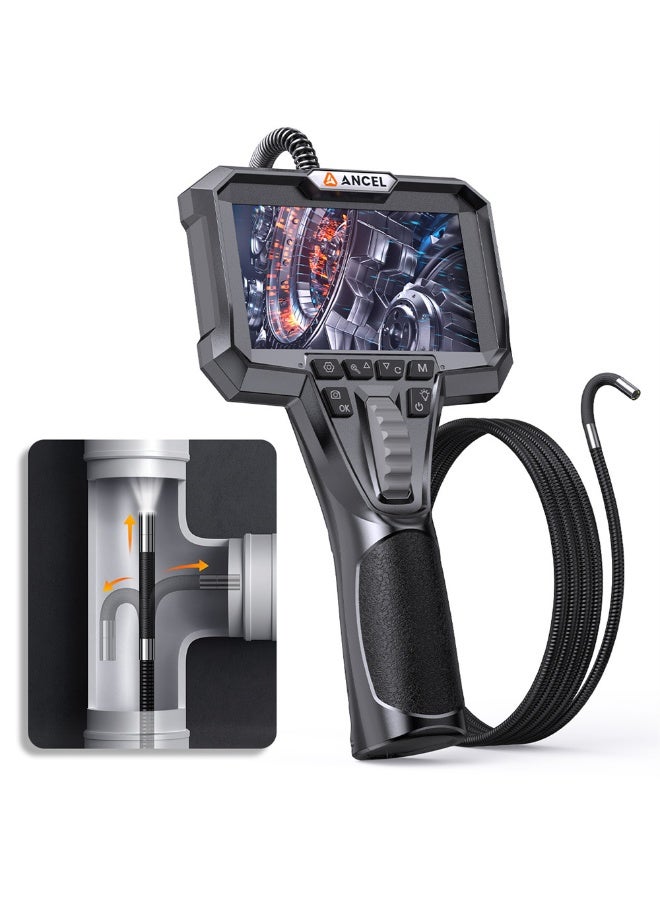 Ancel Handheld Steering Industrial Pipeline Endoscope, High-definition 1280P Waterproof - Image 2