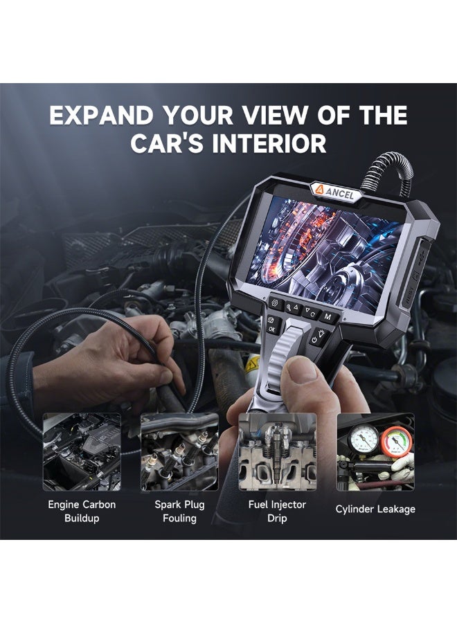 Ancel Handheld Steering Industrial Pipeline Endoscope, High-definition 1280P Waterproof - Image 5