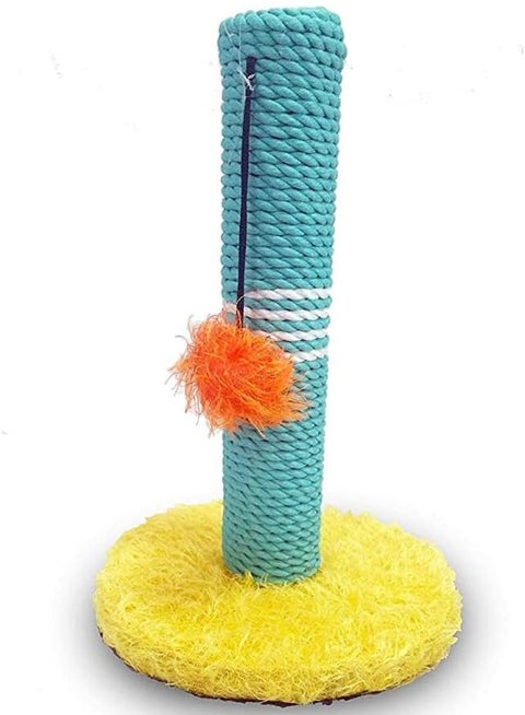 عمود خدش للقطط الصغيره - 25 ل 30 سم-متعدد الالوان