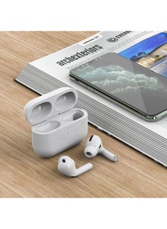 InPods Pro Wireless Bluetooth Earphone In Ear Earbuds Smart Touch Stereo Headphones Macaron TWS Bluetooth 5.0 Sports Gaming Headset For IOS Android Phone Huawei Xiaomi Samsung OPPO Vivo-WHITE