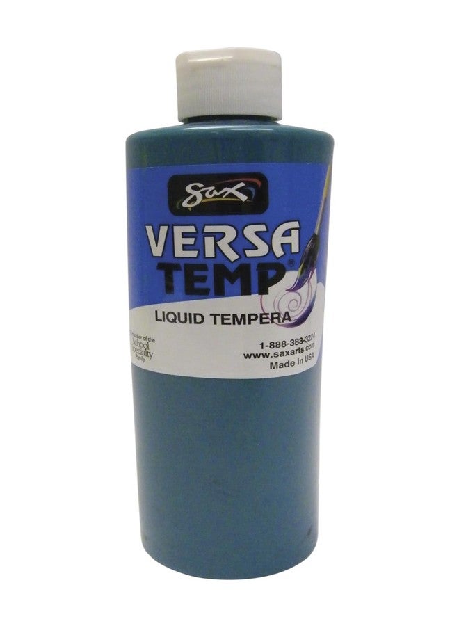 Sax Versatemp Heavy-Bodied Tempera Paint, Turquoise, 1 Pint - 1440693 - Image 1