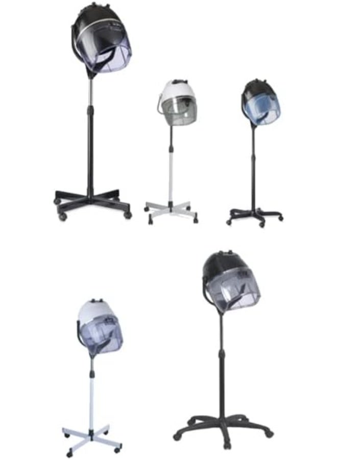 Professional hair dryer with adjustable hood, timer, and swivel wheels for beauty and salon equipment. - Image 5
