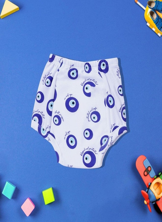 SNUGKINS Snug Potty Training Pull-up Pants for Babies/Toddlers/Kids | 100% Pure Cotton | Washable & Reusable | (Size 6, Fits 6 Years - 7 Years) |Evileye & Watermelon Pack of 2 - Image 3