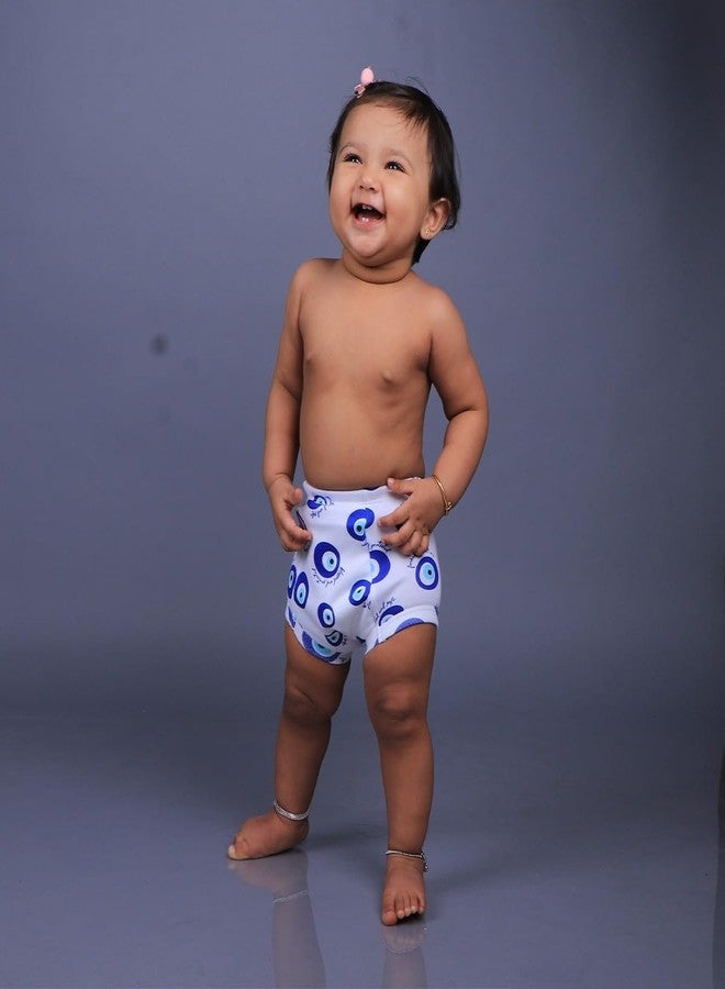 SNUGKINS Snug Potty Training Pull-up Pants for Babies/Toddlers/Kids | 100% Pure Cotton | Washable & Reusable | (Size 6, Fits 6 Years - 7 Years) |Evileye & Watermelon Pack of 2 - Image 2