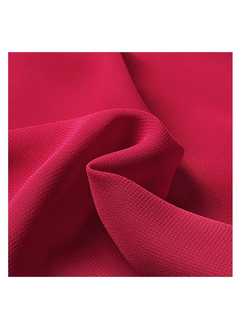 تنورة باليه رقص باليه شيفون للنساء/الفتيات، تنورة ملفوفة بخصر قابل للتعديل - Image 4