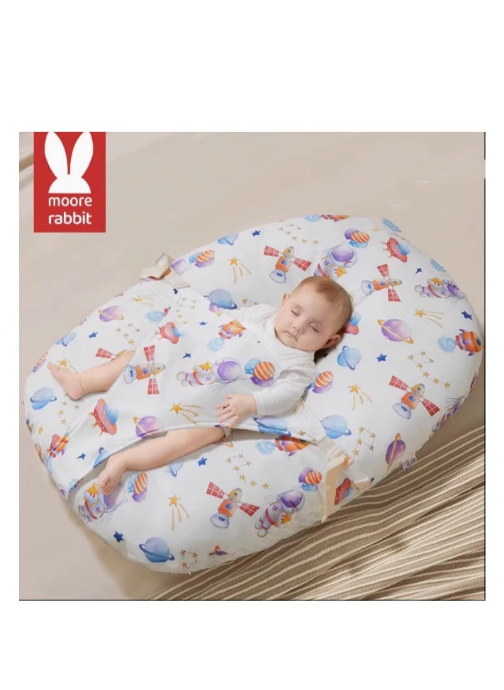 Moore Rabbit Baby Anti Spitting Slope Pad, Baby Slope Pillow, Newborn Lying In Bed, Sleeping Tool, Bed In Bed, Breastfeeding Pillow  - Image 2