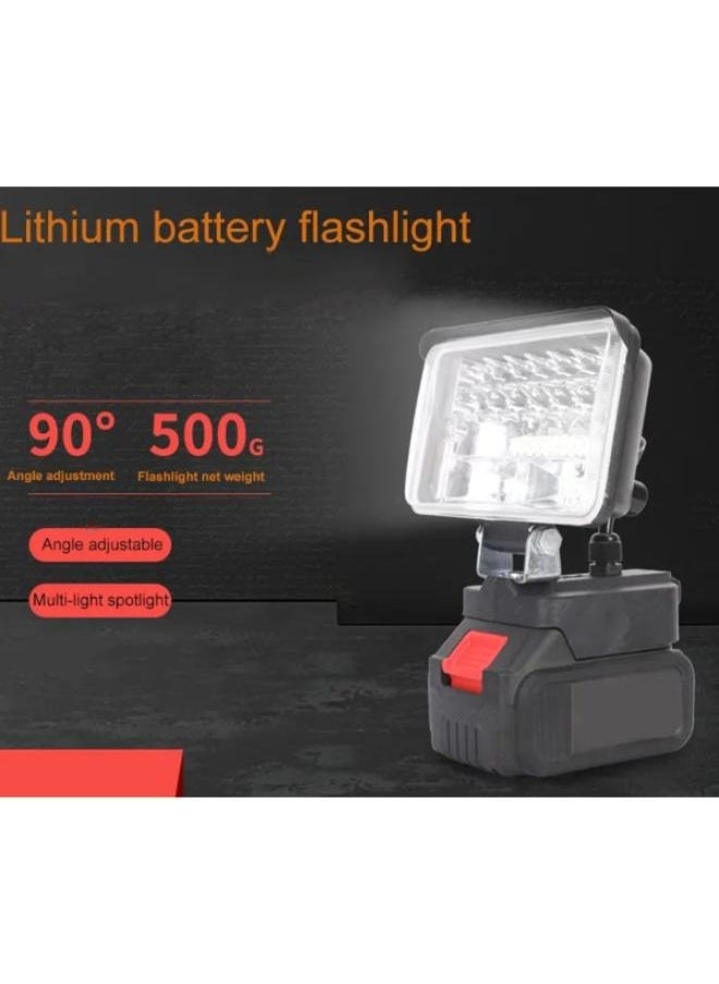 Generic 21V 5inch Lithium Battery Super Bright Led Work Light for Camping Rechargeable Led  - Image 1