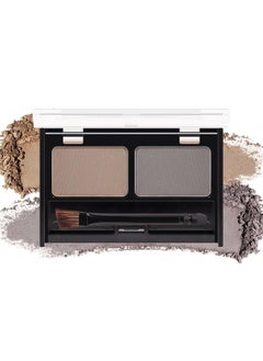 CAKAILA Eyebrow Powder Light Brown Kit,Eye Brow Powder for Women Long-Lasting Waterproof Two Colors Brow Filler Get Full Defined Natural Brows,Eyebrow Contour Palette with Double-ended Eyebrow Brush  - Image 1