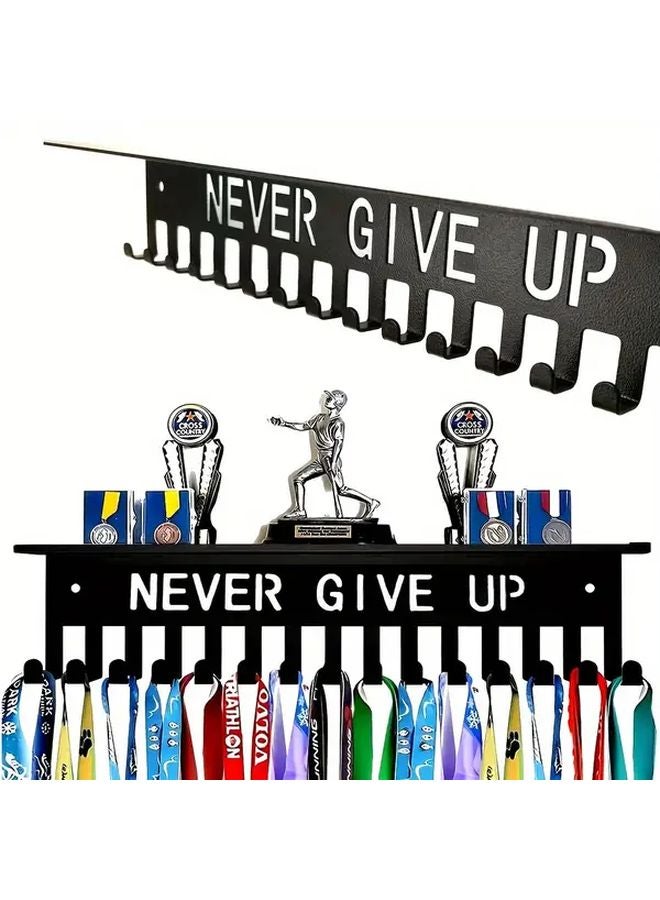 حامل ميداليات معدني للحائط DGG24، شماعة ميداليات مقاومة للصدأ منظّم - Image 2