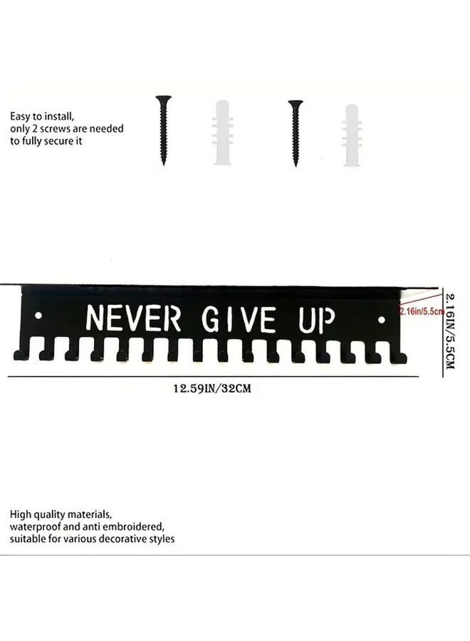 حامل ميداليات معدني للحائط DGG24، شماعة ميداليات مقاومة للصدأ منظّم - Image 1