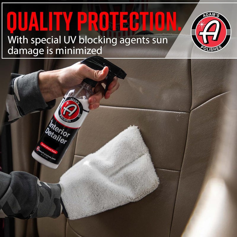 Interior Detailer 16 fl. oz (Sweet Almond) - Total Car Interior Cleaner, Protectant & Dressing | All Purpose Cleaner & Leather Conditioner | Vinyl, Dashboard, Screen, Seat Cleaner - Image 4