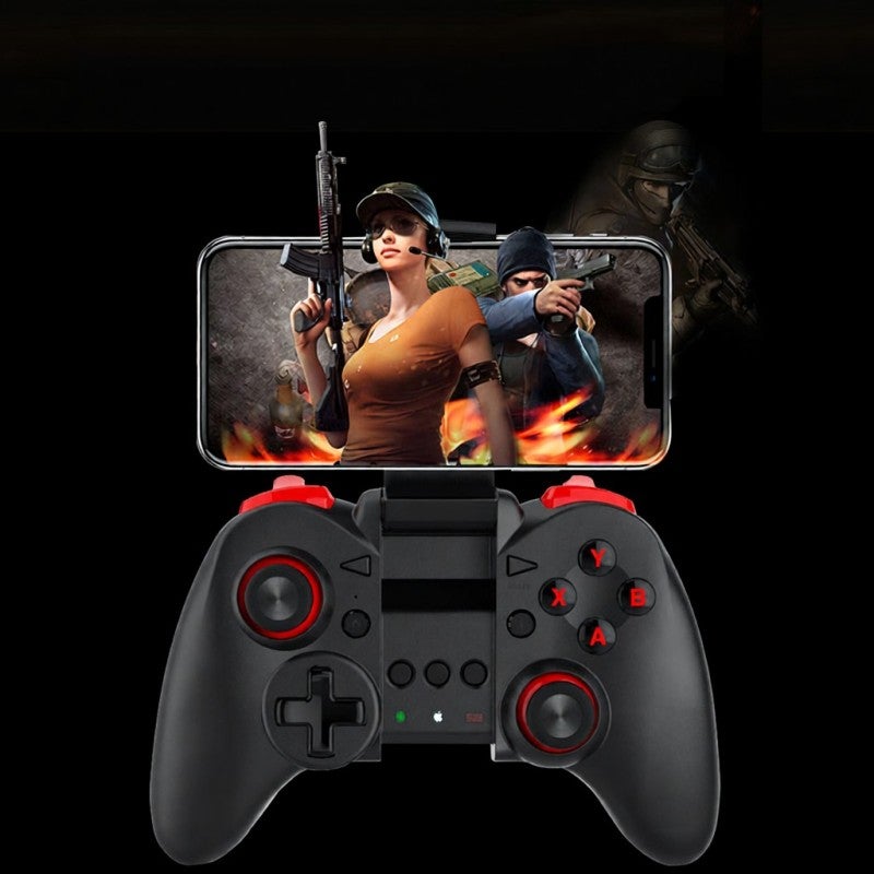 Wireless Controller: Black, Stable BT Connection, Low Latency - High Precision 360° Joysticks Bluetooth Gamepad for Mobile Gaming, Competitive Game Players - Image 3