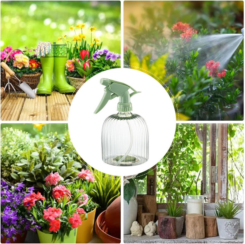 Azonee 600ML Flower Watering Spray Bottle, Ergonomic Bottle with Adjustable Nozzle for Hairdressing, Gardening, Pet Grooming & Home Cleaning (Green) - Image 4