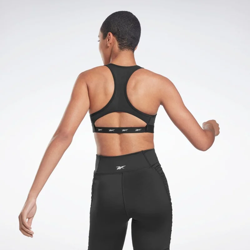 Reebok Black Reebok Lux Vector Racer Sports Bra - Black for Women | Best Price UAE