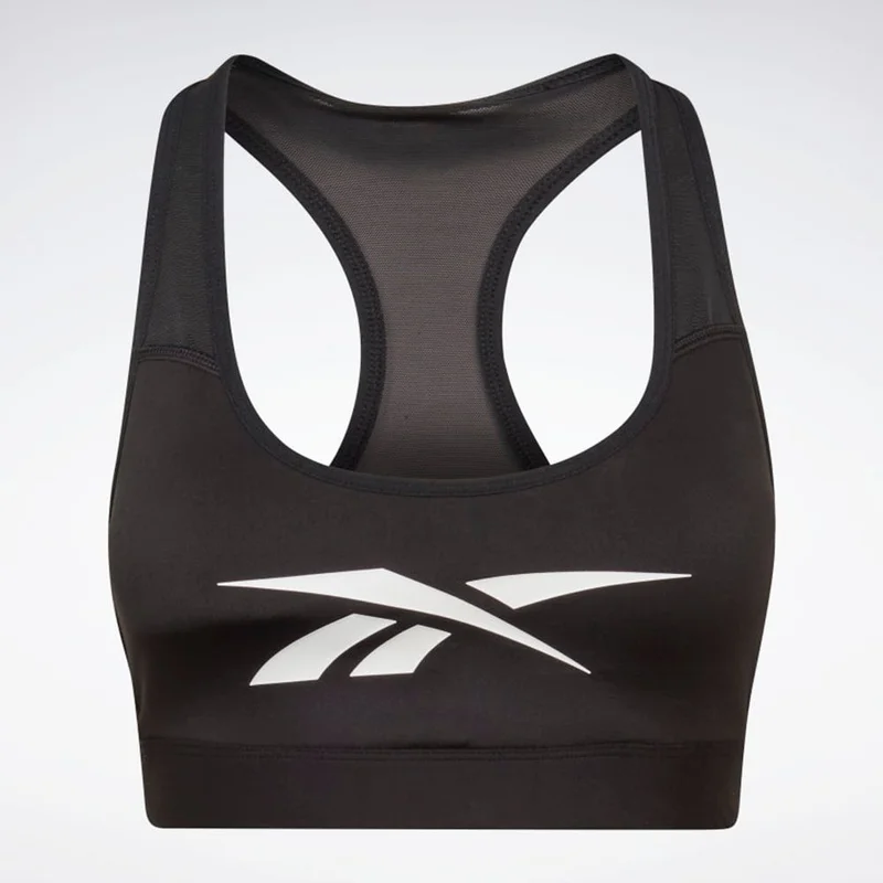 Reebok Black Reebok Lux Vector Racer Sports Bra - Black for Women | Best Price UAE