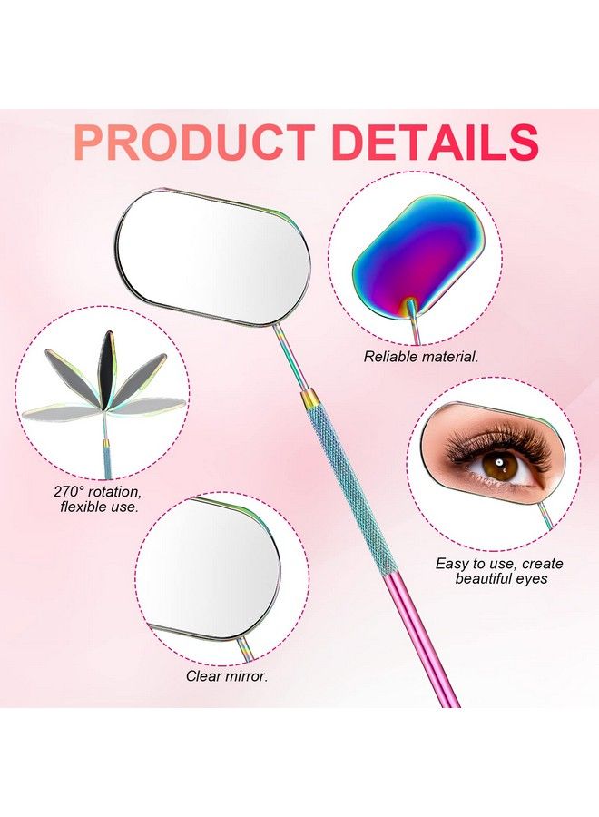 Honoson Nano Mist Sprayer Eyelash Extensions Mini Facial Steamer 20Ml Portable Face Mister Usb Handheld Facial Humidifier And 270 Degree Rotation Lash Mirror For Makeup Skin Care (Cool Stylestainless Steel)  - Image 4