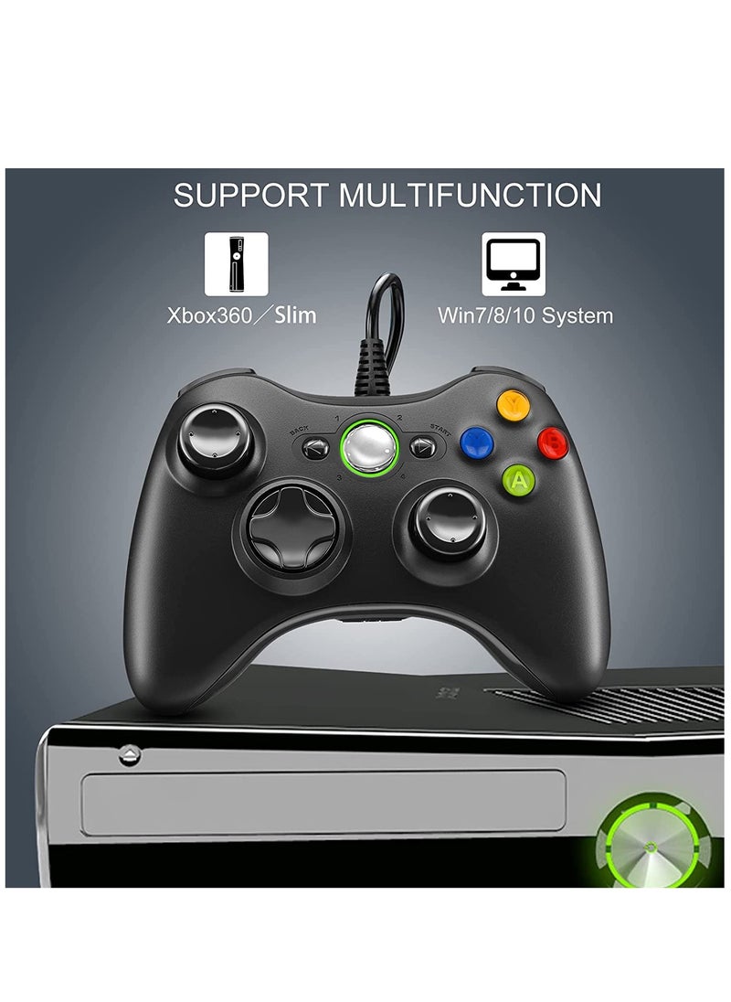 2.4GHZ Wired Controller for Xbox 360/ Xbox 360 Slim/ Windows PC