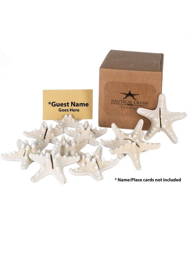 Nautical Crush Trading Real Knobby Starfish Place Card Holder Set | Real Knobby Starfish for Beach Wedding Place Cards | Starfish for Wedding or Event Table Decor | (10 Piece Set) - Image 4