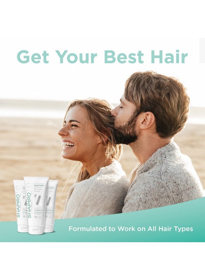 Shapiro MD Hair Growth Experts - Hair Loss Conditioner ; Dht Fighting Vegan Formula For Thinning Hair Developed By Dermatologists ; Experience Healthier Fuller And Thicker Looking Hair Shapiro Md ; 1Month Supply - Image 1