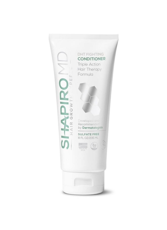 Shapiro MD Hair Growth Experts - Hair Loss Conditioner ; Dht Fighting Vegan Formula For Thinning Hair Developed By Dermatologists ; Experience Healthier Fuller And Thicker Looking Hair Shapiro Md ; 1Month Supply - Image 1