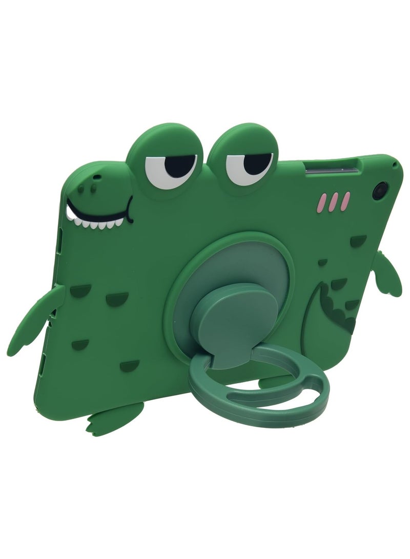 عام Samsung Galaxy Tab A9 Plus، 3D لطيفة كارتونية ناعمة السيليكون ستاند 【مضادة للسقوط، مقاومة للصدمات، مانعة للانزلاق】 مقبض حامل قلم للأطفال والمراهقين - Image 4