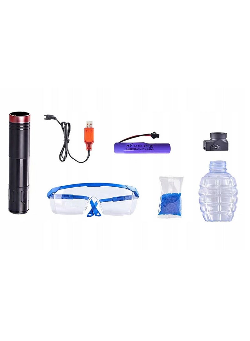Electric Gel Blaster Splat Gel Ball Gun with Water Beads and Goggles Airsoft Slatter Ball Gun for Adults and Kids Age 14+