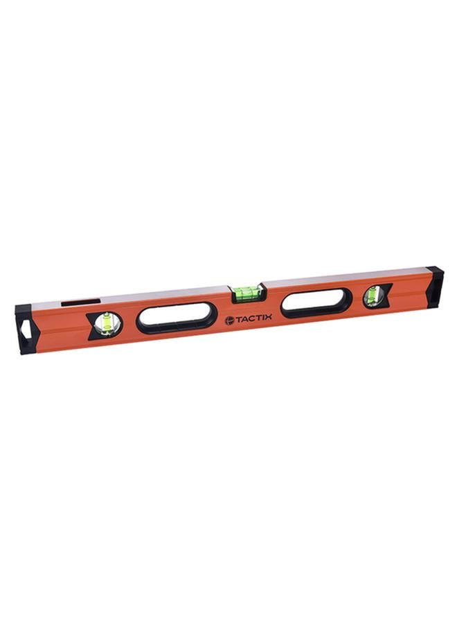 Tactix 3-Vails Side View Function Dual Side Milled Box Style Level Orange and Black 600mm 251033 - Image 1