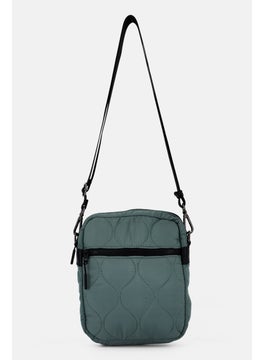 Women Blake Quilted Crossbody Bag 23 H x 20 L x 6 W cm, Green