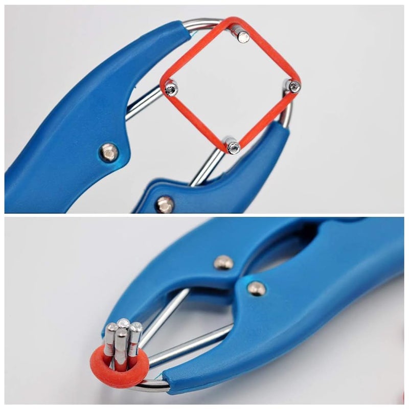 HASTHIP ® Livestock Castration Bander - Livestock Tail Cutting Pliers - Castration Banding Tool with 100 Pieces Castrator Rings - Balloon Expander Pliers - Tail Docking Equipment for Lambs & Piglets - Image 4
