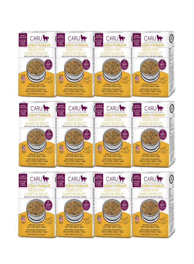Caru Classics Chicken Stew for Dogs, Natural Adult Wet Dog Food With Added Vitamins & Minerals, Free From Grain, Wheat And Gluten (Case of 12) - Image 1