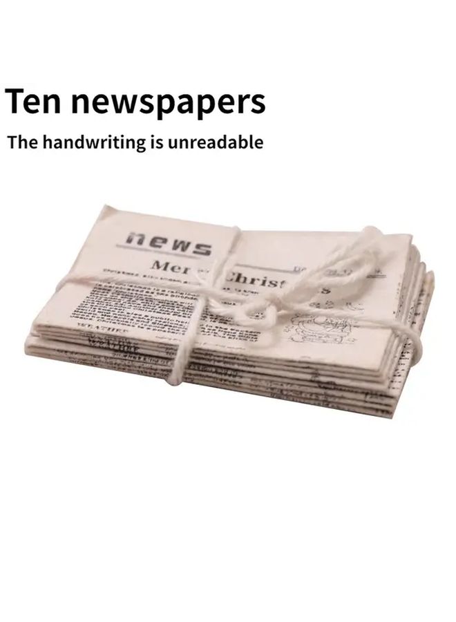 Mini Newspaper Bundle For 1:12 Scale Dollhouse Play House Decoration 10pcs - Image 4