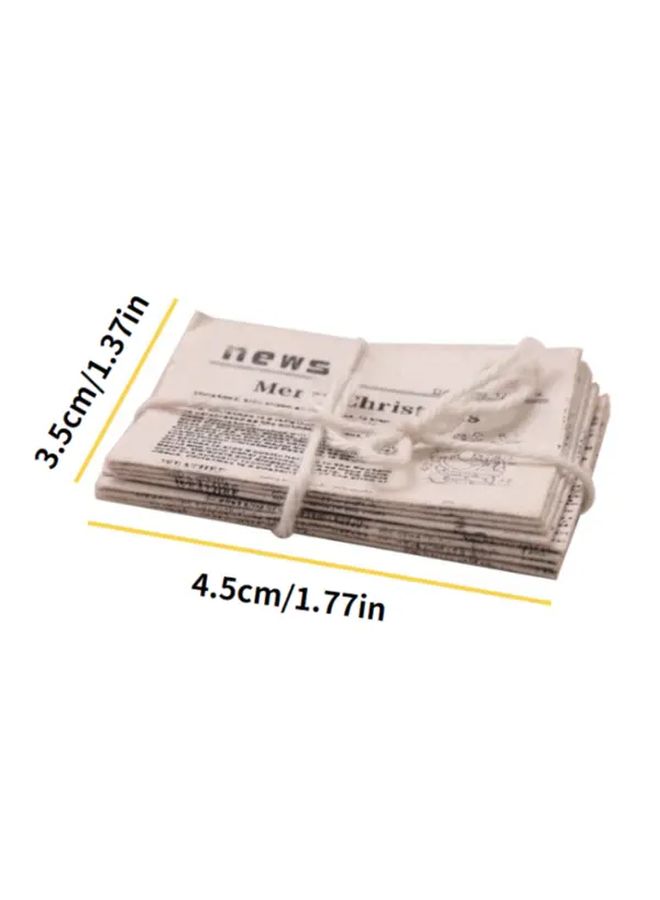 Mini Newspaper Bundle For 1:12 Scale Dollhouse Play House Decoration 10pcs - Image 5