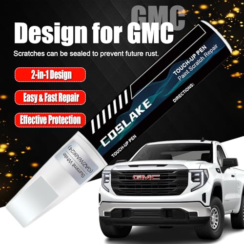 COSLAKE Car Touch Up Paint(Onyx Black/Void Black(GBA/WA8555)) for GMC, Car Paint Scratch Repair Kit, Quick & Easy Solution to Repair, 2 in 1 Scratch Remover Pen with Color-Matched - Image 2