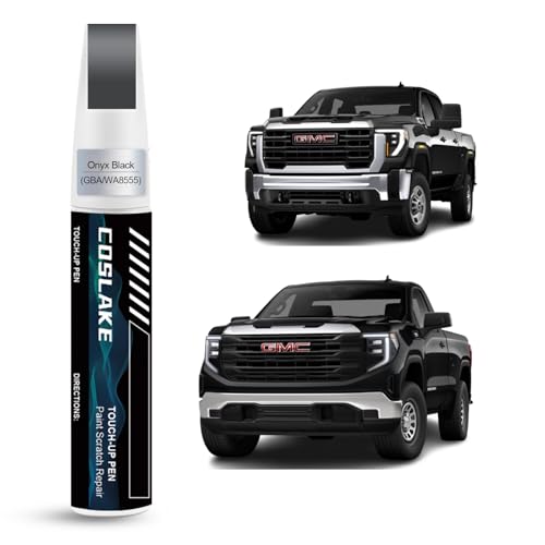 COSLAKE Car Touch Up Paint(Onyx Black/Void Black(GBA/WA8555)) for GMC, Car Paint Scratch Repair Kit, Quick & Easy Solution to Repair, 2 in 1 Scratch Remover Pen with Color-Matched - Image 1