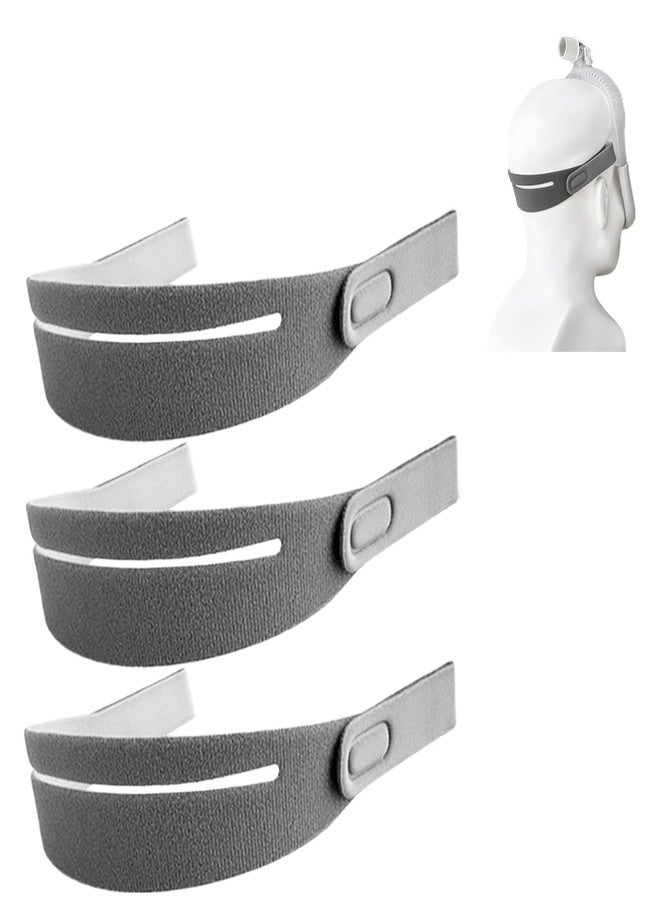 GJX 3 Packs Replacement Headgear Straps for Airfit/Airtouth N30i and P30i Closed Edges Nasal Mask Straps Adjustable CPAP Headgear Compatibility with N30i/P30i(Without Mask Frame) - Image 1