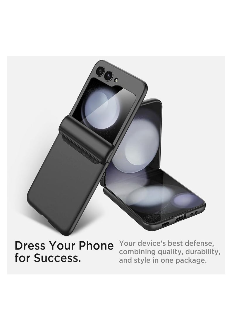 Aookay - For Samsung Galaxy Z Flip 6 Case with Privacy Screen Protector, Full Body Cover Hard PC Shockproof Magnetic Hinge Protection Protective Case for Galaxy Z Flip 6 - Image 1