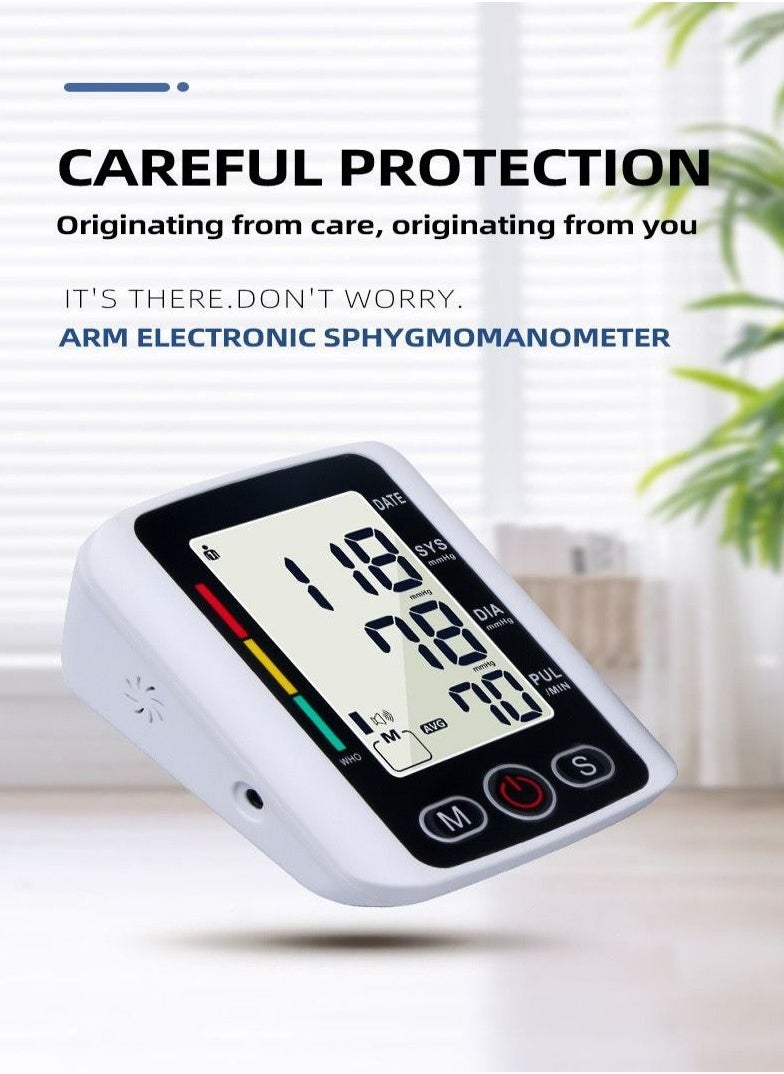 Goldfish Automatic Upper Arm Blood Pressure Monitor for Home Use with Irregular Heartbeat Detection Easy Measurements and Accurate Results  - Image 2