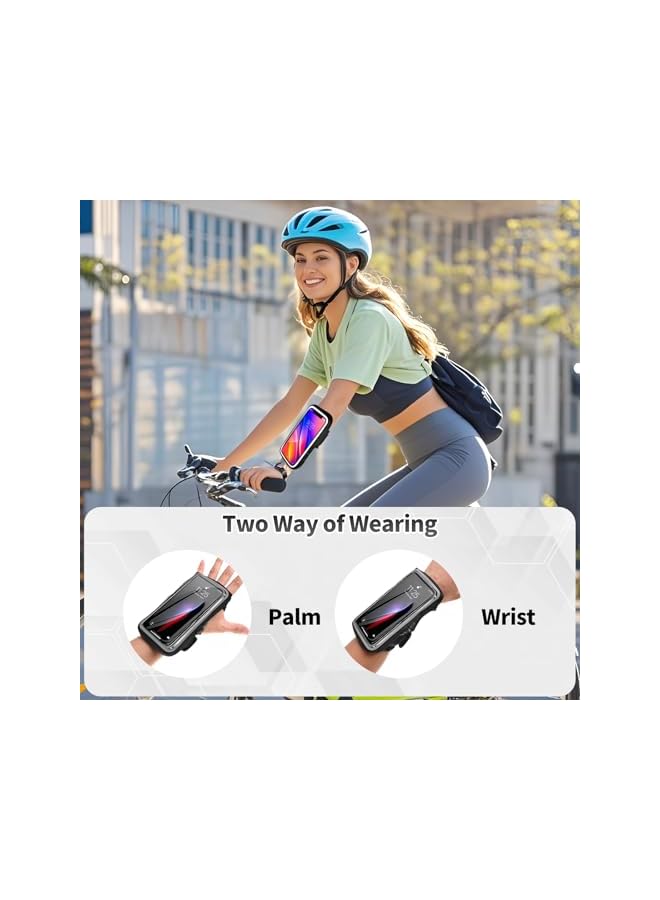 Green Tiger Wristband Phone Holder, for Running, Forearm Armbands, Armband with Card Slot for iPhone Pro Max Plus (16/15/14/13/12/11/X/XR), for Galaxy S24/S10, Cell Phone Holder Up to 7.0 Inch Phone - Image 2