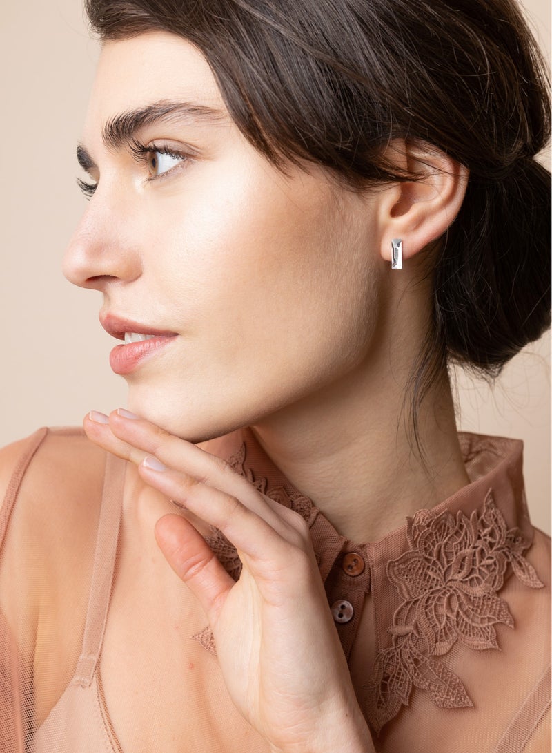 فارما حلق طبي باجيت 12x4 ملم كريستال مزين بكريستال سواروفسكي - Image 2