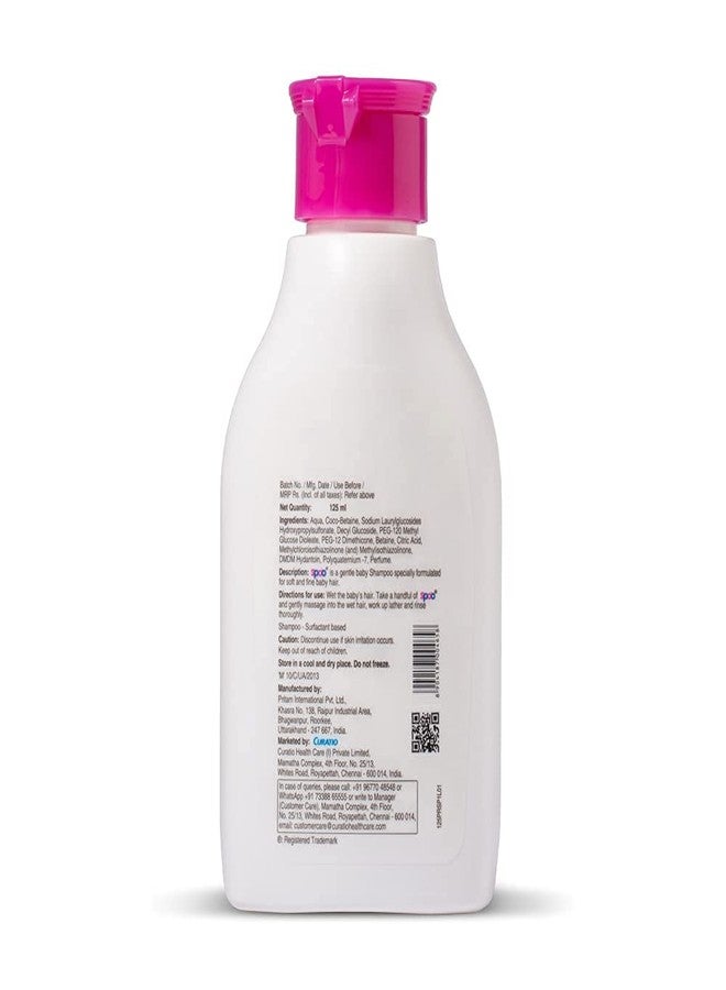Spoo Shampoo for Babies,Gentle & No Tears Shampoo,For Newborns and Infants (0-2 Years), 125ml (pack of 4) - Image 2