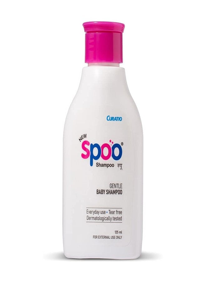 Spoo Shampoo for Babies,Gentle & No Tears Shampoo,For Newborns and Infants (0-2 Years), 125ml (pack of 4) - Image 1
