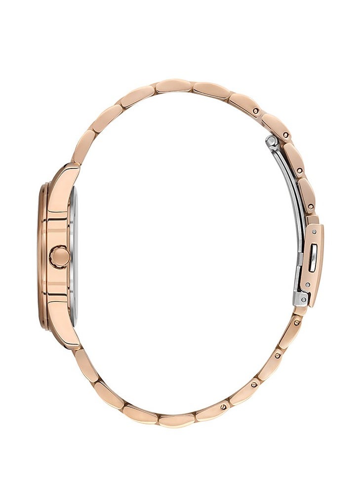 DANIEL KLEIN DANIEL KLEIN PREMIUM WOMENS ROSE GOLD STRAP WATCH -DK.1.13718-4  - Image 2
