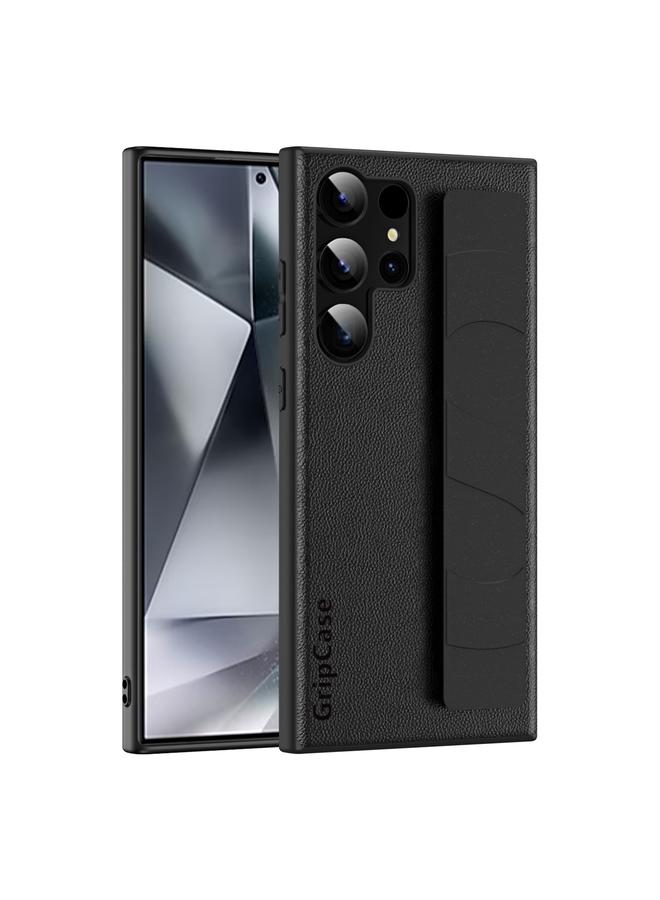 S-TOP Case For Samsung Galaxy S24 Ultra 5G Skin Elastic Wrist Grip Back Cover Phone Case - Image 1