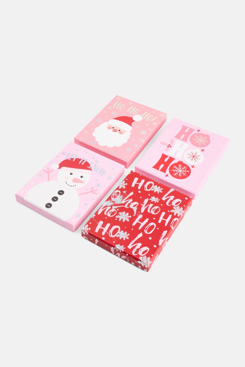 VOTUM 4 Piece Of Gift Card Holders, Pink - Image 2
