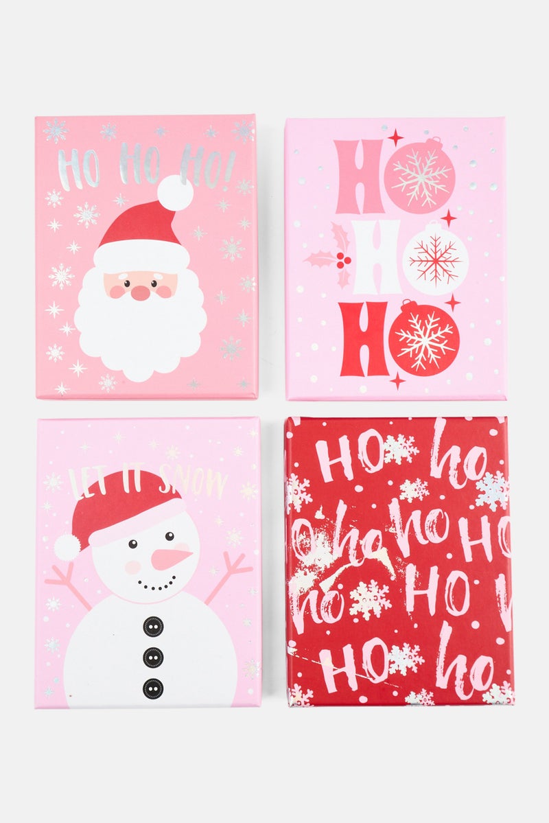 VOTUM 4 Piece Of Gift Card Holders, Pink - Image 1