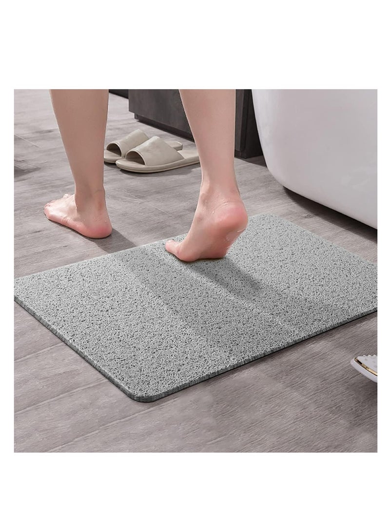 Soft Textured Bath, Shower, Tub Mat with Drain, Bathroom Mats for Wet Areas, Quick Drying - Image 2