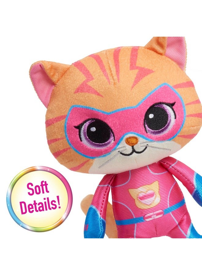 Just Play Disney Junior Superkitties 7-Inch Small Plush Stuffed Animal, Ginny, Kitten, Kids Toys For Ages 2 Up - Image 4